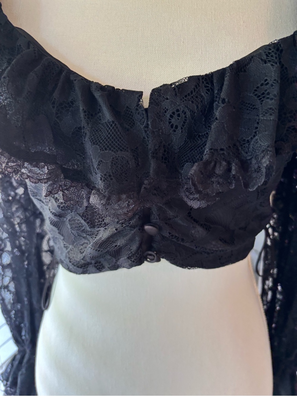 For Love & Lemons Quinn lace blouse size XS EUC - Picture 8 of 14
